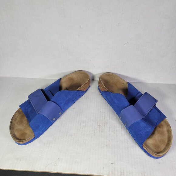 Birkenstock Unisex Blue Suede Adjustable Strap Sandals Size W11/M9 - Picture 5 of 7